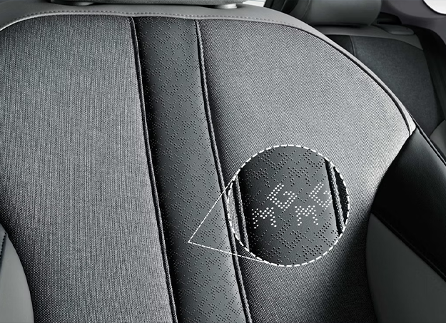 Vue siège technologique de la MG MGS5 EV